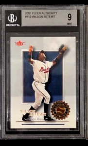 BECKETT BGS GRADED BB ROOKIE GEM 9 #112 Wilson Betemit Fleer CHROME & Bonus - Picture 1 of 1