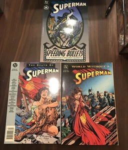 Lot Of 3 Superman Illustration Books - Picture 1 of 1