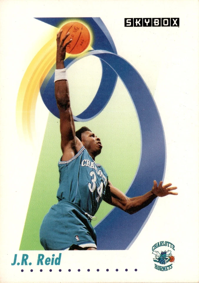 1991-92 SkyBox J.R. Reid Charlotte Hornets #32 - Image 1 of 1