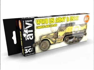 AK11668 - AK Interactive Set - US Army and USMC Camouflage Colors - Picture 1 of 1