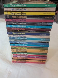 The Magazine of Fantasy and Science Fiction, vtg lot of 25 editions 1983-1985 - Picture 1 of 19