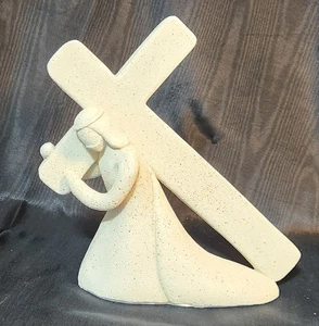 Jesus trägt das Kreuz Skulptur/Statue/Figur - Bild 1 von 5