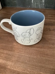 DISNEY STORE STITCH Genuine Sketch Art 14oz Stackable Mug - Picture 1 of 4