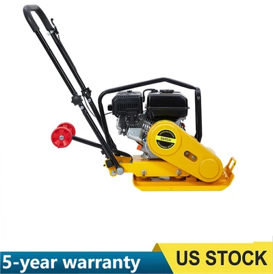 7HP Plate Compactor Rammer 212CC Gas Engine 4200lbs Compaction Force Rammer - Image 1 of 4