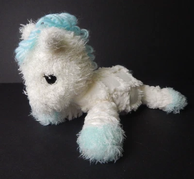 Precious Moments White Chenille 9"  Horse Plush Stuffed Pony 2001 Enesco - Image 1 of 4