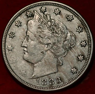 1883 No Cents Philadelphia Mint Liberty Nickel - Image 1 of 2