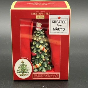 NIB Spode Christmas Tree Ornament 3.75" Tall Made for Macy's - Picture 1 of 9