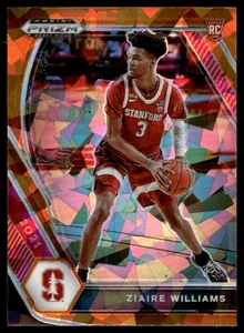 Selecciones del draft Panini Prizm 2021-22 Prizms Orange Ice Ziaire Williams #15 22157 - Imagen 1 de 2