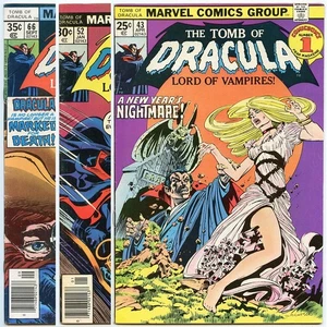 Tomb of Dracula #s 43, 52, 66 (Marvel Comics 1976-78) - Picture 1 of 7