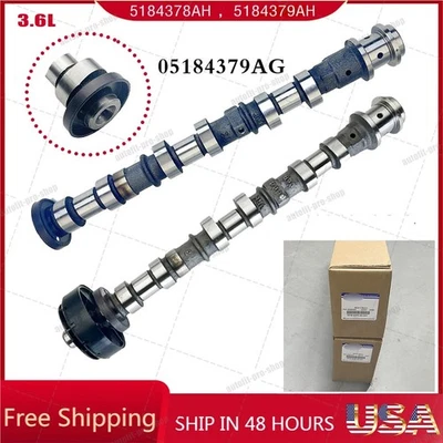 Intake & Exhaust Camshafts Left & Right for 3.6L Jeep Wrangler/Grand Cherokee US Foto 1 de 4