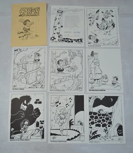 Conun The Hannah Barbarian 1978 Portfolio 8 Prints S/N 45/500 Eddie Eddings - Picture 1 of 5