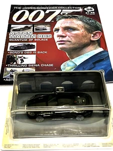 James Bond Car Collection 1/43 007 Aston Martin DBS Quantum Of Solace Black - Picture 1 of 15