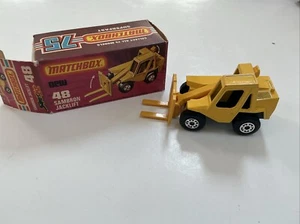 Vintage 1977 Matchbox 48 Sambron Jacklift Superfast in the Box - Picture 1 of 3