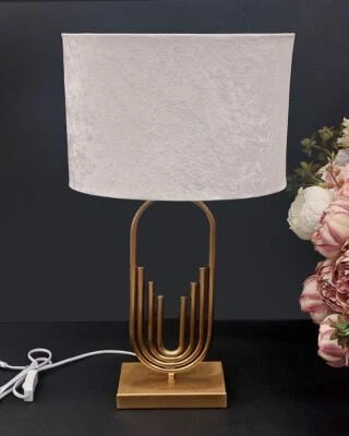 Lampada da tavolo elegante Oro / Argento - Immagine 1 di 2