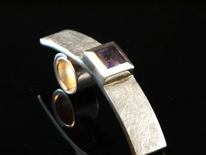 925 Sterlingsilber Anhaenger mit Iolith in Palladiumfassung - Bild 1 von 4