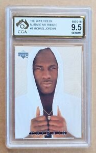 Michael Jordan Rare Air Upper Deck 1997 - NBA Card #1 CGA 9.5 GEM not PSA