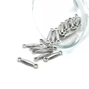 Hallazgos de conector de barra de plata antigua a granel de 4, 20 o 50 piezas - Vendedor de EE. UU. - AS1263 - Imagen 1 de 4