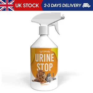Petsly Dog & Cat Urine Repellent Spray - 500ml - Stop Cat Urinating in House & S