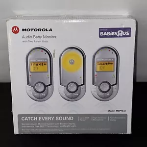 Motorola Audio Babyphone mit zwei Elterneinheiten kabellos 990ft MBP16/2 LESEN - Bild 1 von 16