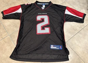 Matt Ryan 2 Atlanta Falcons Reebok Black Jersey Adult Mens Medium M - Picture 1 of 5