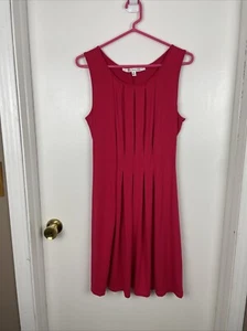 Max Studiokleid Damen Größe Medium rosa Passform & Fackel ärmellos Viskose Elasthan - Bild 1 von 8