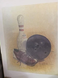 BRETT JOHNSON 1979 Limited Edition Print "Spares And Strikes Forever" #97/5000 - Picture 1 of 18