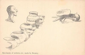 Lesotho - Specimens of pottery made by Basutos - Publ. Morija Printing Office 14 - Picture 1 of 2
