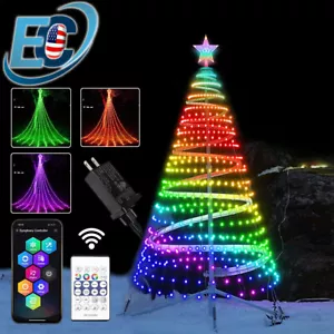 200LED Waterfall Light Christmas Tree Fairy String Lights Waterproof Party Decor - Picture 1 of 14
