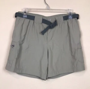 Columbia Boys’ Gray Cargo Pocket Belted Hiking Outdoor Summer Shorts Sz S - Picture 1 of 8