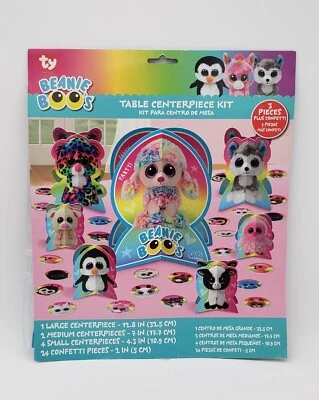 New TY Beanie Boo's Table Centerpiece Kit Birthday Party Decoration Kids - Image 1 of 2