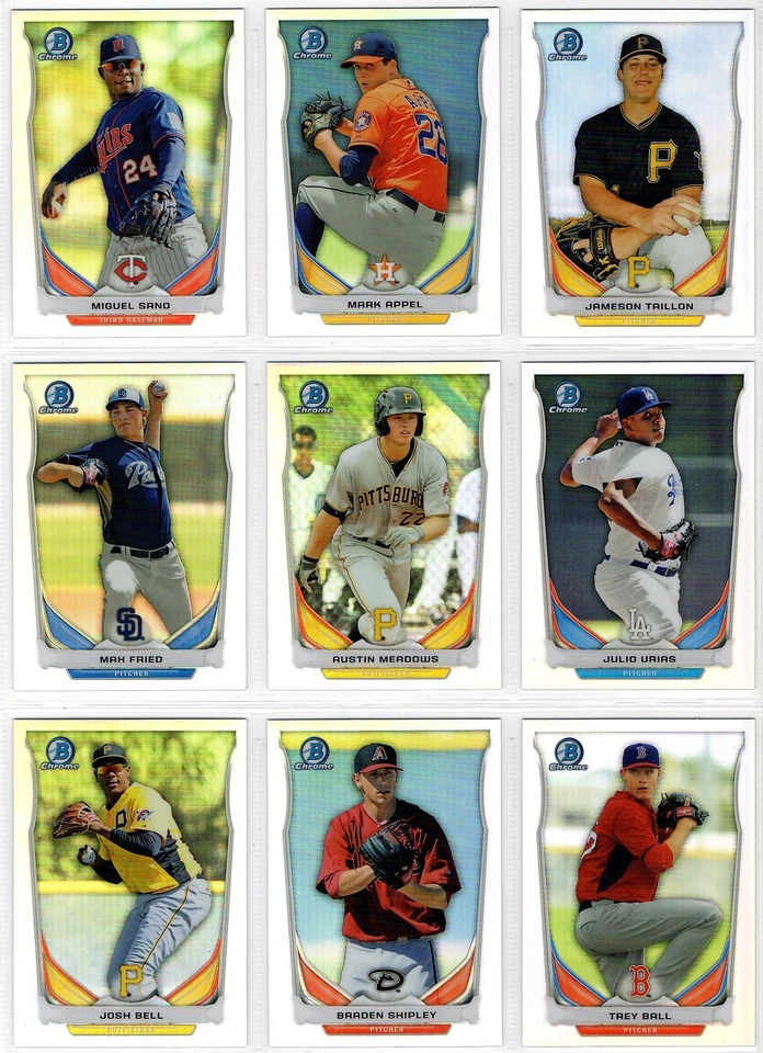 2014 Bowman Chrome Draft Top Prospects Refractor You Pick, Finish Your Set - Image 1 of 1