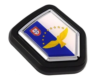 Azores flag Car Truck Black Shield Grill Badge chrome grille emblem - Bild 1 von 12
