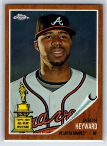 2011 Topps Chrome Heritage JASON HEYWARD 0953/1962 Atlanta Braves 🔥 - Picture 1 of 2