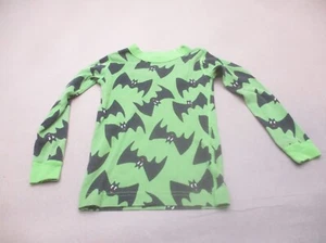 Hanna Andersson Size 5 Kids Green 100% Organic Cotton Long Sleeve Pajama Top 989 - Picture 1 of 7