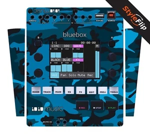 1010 Music Bluebox Skins | Blue Camo | Schutzaufkleber | StyleFlip Skins - Bild 1 von 1