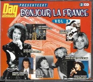 2 CD 40T CELINE DION/PIAF/GALL/RIEU/LAVILA/ROUSSOS/ADAMO/DAVE/POPPYS/M. MATHIEU - Picture 1 of 4