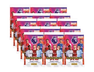 Panini Premier League 2025 Adrenalyn XL / 15x Booster cada uno 6x cartas coleccionables - Imagen 1 de 2