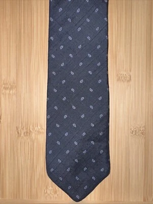 Corbata de seda geométrica vintage Paco Rabanne - 56L 3,25W Foto 1 de 2