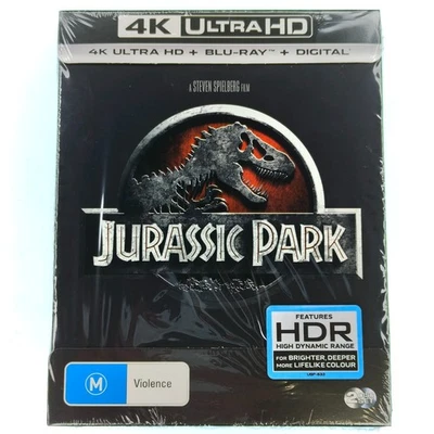 Jurassic Park - 4K ultra HD + Blu-ray - Steelbook - Novo lacrado - Imagem 1 de 2
