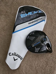 ⛳️ Callaway Paradigm Ai Smoke Ti340 Mini Driver 11.5° RH Head Only w/Cover - Picture 1 of 8