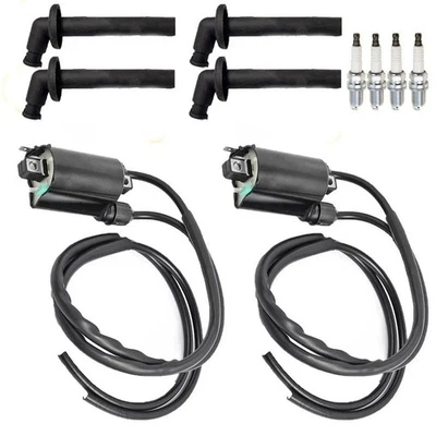 2X Ignition Coil W/ Spark Plug  for HONDA Magna 750 VF750 C ST1100 1994-2003 - Image 1 of 4