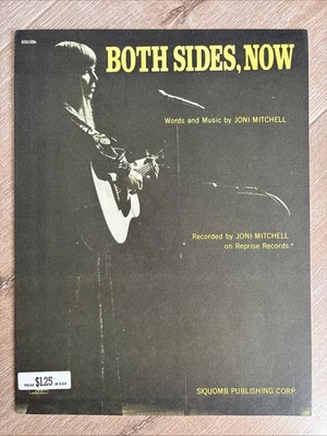 JONI MITCHELL Both Sides, Now 1971 Vintage Sheet Music Siquomb 65538b - Image 1 of 4