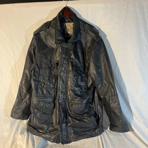 Cooper Genuine Leather US Army Field Jacket - XL Distressed - Picture 1 of 11