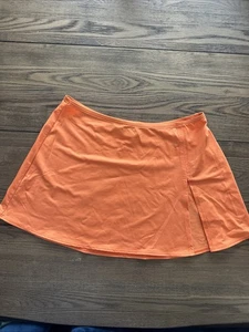La Blanca Vintage Bright Orange Size Small Swim Suit Cover Up Skirt - Picture 1 of 4