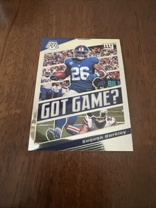 2020 Mosaic Football Saquon Barkley Got Game? NY Giants Nw1 - Bild 1 von 2