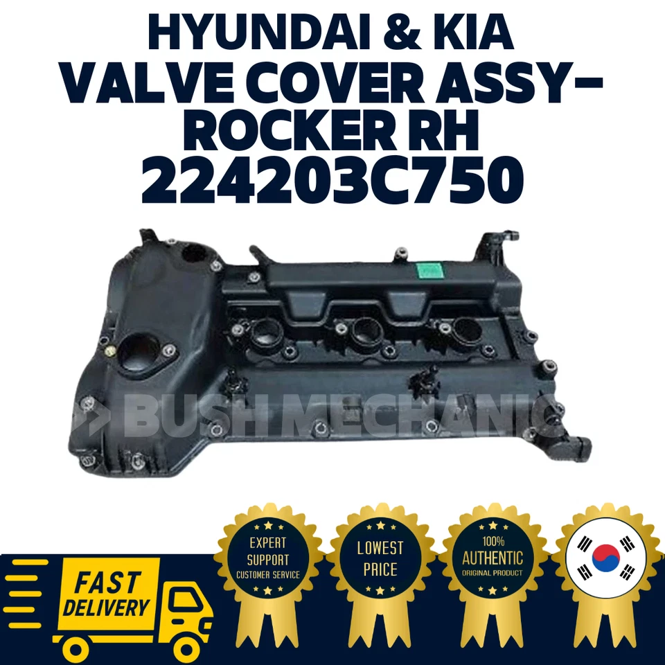 GENUINE OEM Hyundai Kia Valve Cover Assy-Rocker RH 224203C750 Borrego Genesis - Imagem 1 de 1