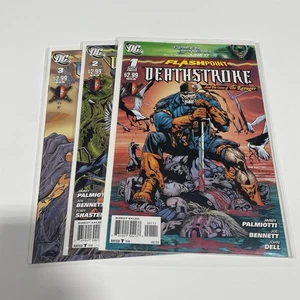 Flashpoint Deathstroke 1 2 3 Lot Near Mint Nm 2011 Dc Comics - Picture 1 of 1