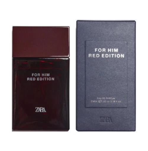 ZARA For Him Red Edition for Men 3.38 oz (100ml) EDP Spray RETAIL (Same as Pic) - Image 1 of 1