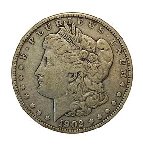 1902 Philadelphia Morgan Silver Dollar $1 Very Fine VF - Picture 1 of 2