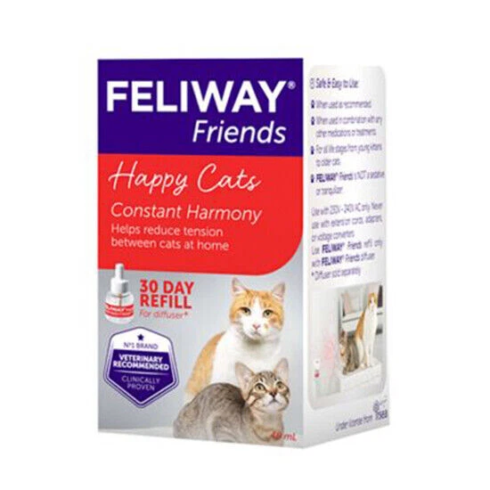Feliway Friends Diffuser Refill 48ml (6 Pack)